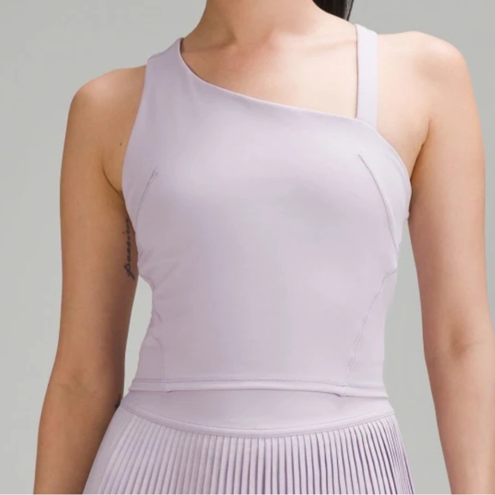 Lululemon Light Purple asymmetrical Sports Bra 8